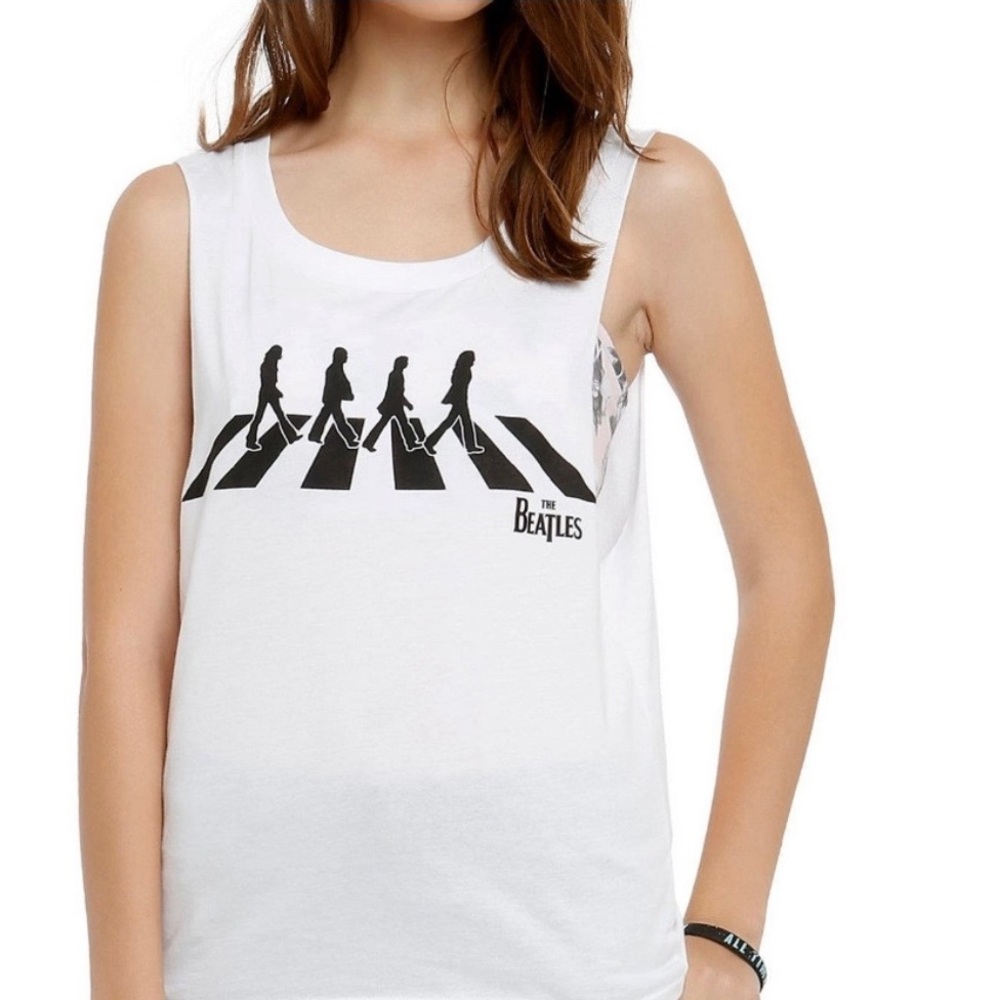 The Beatles Abbey Road rock cotton (NWT Official Tank Top)